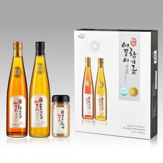 어무이 특호(참기름500ml+들기름500ml+볶음참깨200g)