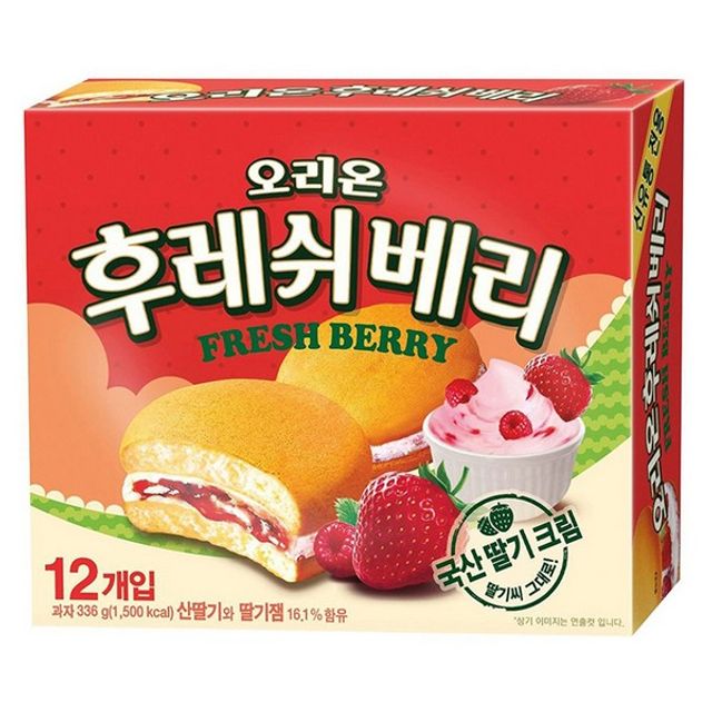 후레쉬베리 딸기 336g 오리온