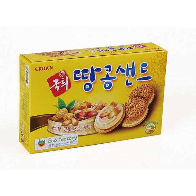 국희땅콩샌드 372g 크라운